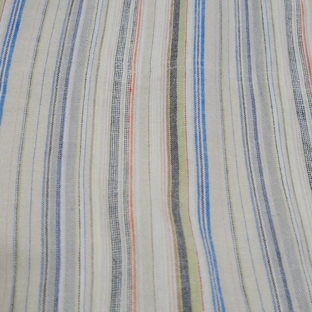 NEW! FOR CYNTHIA Striped Linen Pants 1X. - Picture 3 of 6